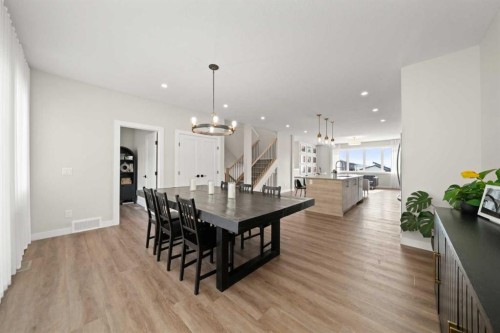 229 Precedence View, Cochrane, AB - Indoor Photo Showing Dining Room
