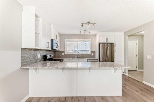 393 Legacy Boulevard Se, Calgary, AB - Indoor Photo Showing Kitchen With Upgraded Kitchen