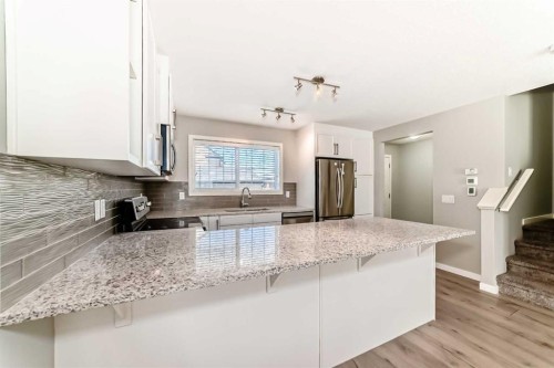 393 Legacy Boulevard Se, Calgary, AB - Indoor Photo Showing Kitchen With Upgraded Kitchen