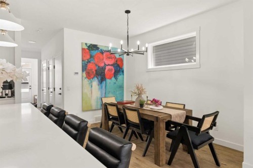 345 Calhoun Common Ne, Calgary, AB - Indoor Photo Showing Dining Room