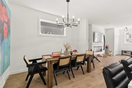 345 Calhoun Common Ne, Calgary, AB - Indoor Photo Showing Dining Room