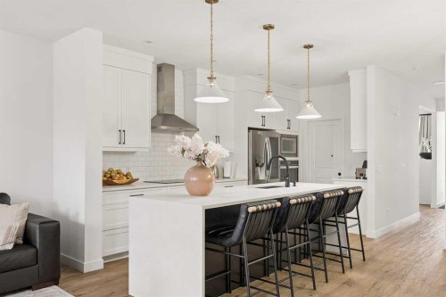 345 Calhoun Common Ne, Calgary, AB - Indoor Photo Showing Kitchen With Upgraded Kitchen