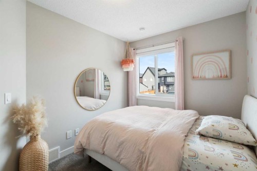 170 Seton Grove Se, Calgary, AB - Indoor Photo Showing Bedroom