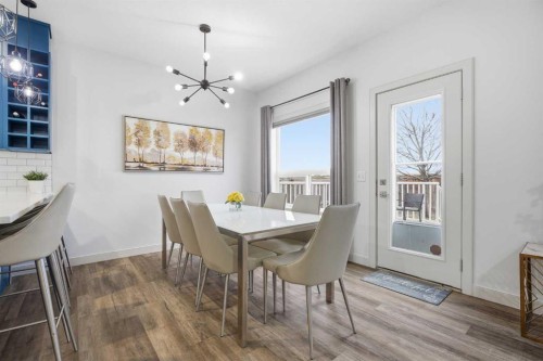 107 Everwoods Park Sw, Calgary, AB - Indoor Photo Showing Dining Room