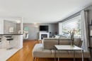 3215 Boulton Road Nw, Calgary, AB  - Indoor Photo Showing Living Room With Fireplace 