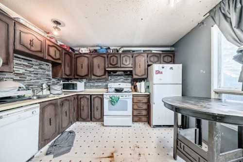 4 Fonda Crescent Se, Calgary, AB - Indoor Photo Showing Kitchen With Double Sink