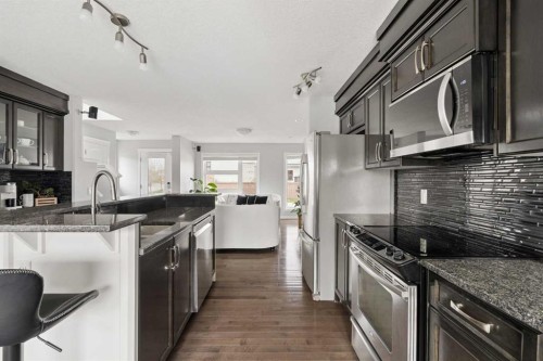 177 Walden Manor Se, Calgary, AB - Indoor Photo Showing Kitchen With Upgraded Kitchen