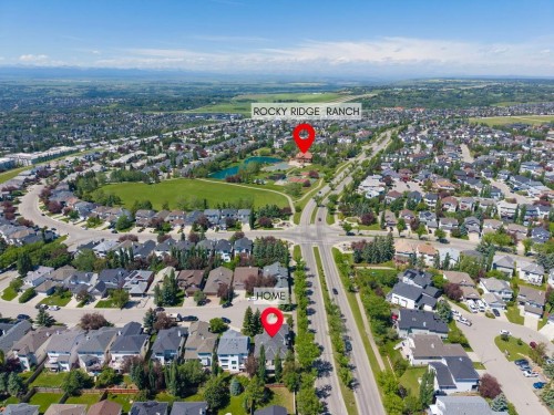 545 Rocky Ridge Bay Nw, Calgary, AB - Outdoor With View