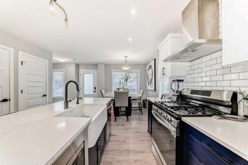 115 Cityscape Boulevard Ne, Calgary, AB - Indoor Photo Showing Kitchen With Upgraded Kitchen