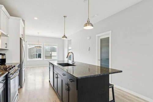 29 Howse Row Ne, Calgary, AB - Indoor Photo Showing Kitchen With Upgraded Kitchen