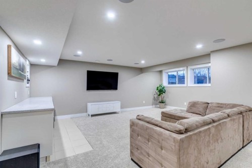 490 Mahogany Manor Se, Calgary, AB - Indoor Photo Showing Basement