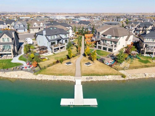 490 Mahogany Manor Se, Calgary, AB - Outdoor With Body Of Water With View