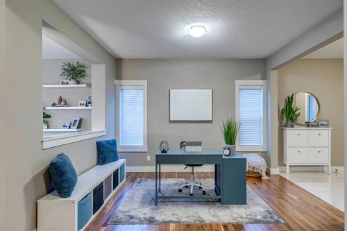 490 Mahogany Manor Se, Calgary, AB - Indoor Photo Showing Office