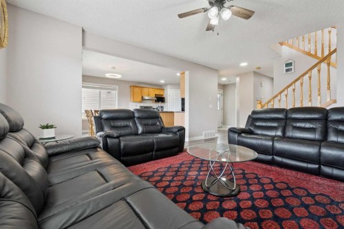 35 Saddletree Drive Ne, Calgary, AB - Indoor Photo Showing Living Room