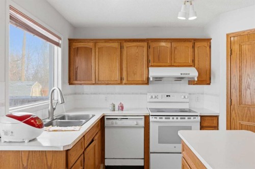 28 Sunlake Circle Se, Calgary, AB - Indoor Photo Showing Kitchen With Double Sink