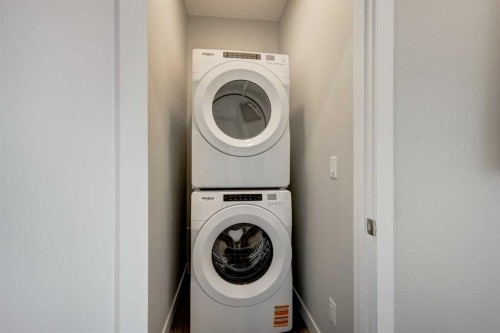 212 Shawnee Square Sw, Calgary, AB - Indoor Photo Showing Laundry Room