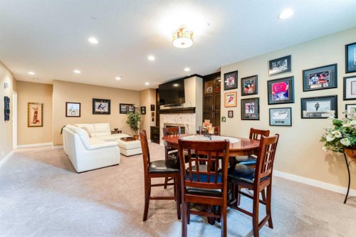 149 Muirfield Boulevard, Lyalta, AB - Indoor With Fireplace
