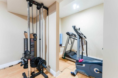 149 Muirfield Boulevard, Lyalta, AB - Indoor Photo Showing Gym Room