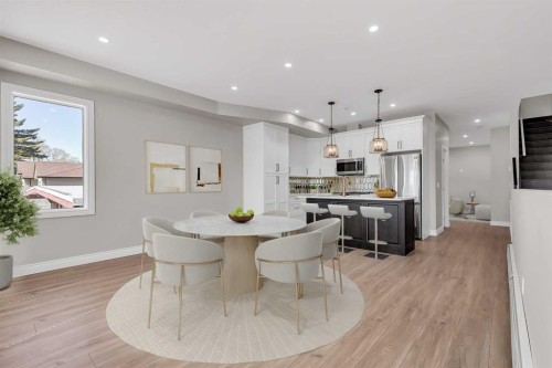 3-232 20 Avenue Ne, Calgary, AB - Indoor Photo Showing Dining Room