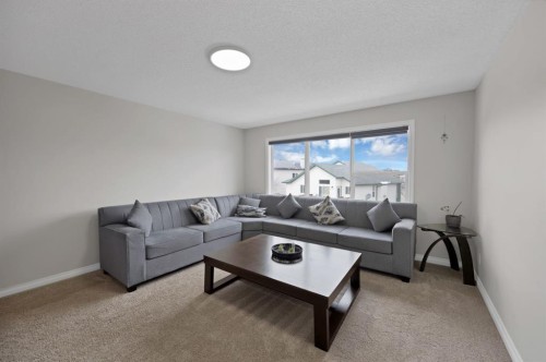 2386 Fairways Circle Nw, Airdrie, AB - Indoor Photo Showing Living Room
