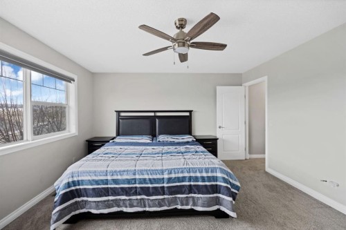 2386 Fairways Circle Nw, Airdrie, AB - Indoor Photo Showing Bedroom