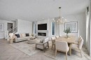 195 Lucas Common Nw, Calgary, AB  - Indoor With Fireplace 