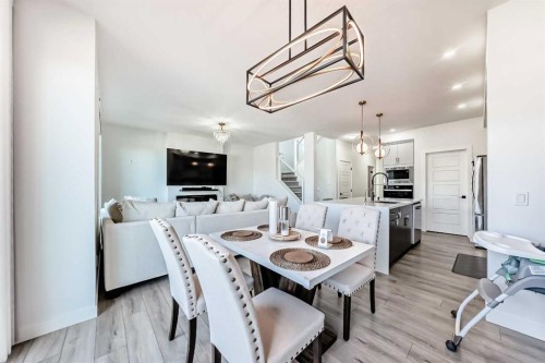 287 Amblehurst Way Nw, Calgary, AB - Indoor Photo Showing Dining Room