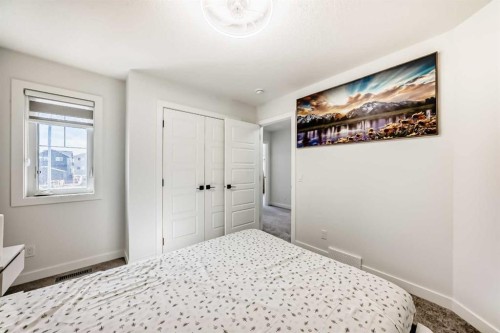 287 Amblehurst Way Nw, Calgary, AB - Indoor Photo Showing Bedroom