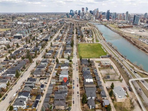 2128 Broadview Road Nw, Calgary, AB - Outdoor With Body Of Water With View