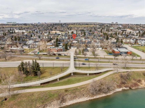 2128 Broadview Road Nw, Calgary, AB - Outdoor With Body Of Water With View
