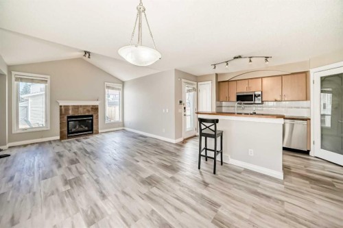 168 Tuscany Springs Way Nw, Calgary, AB - Indoor With Fireplace