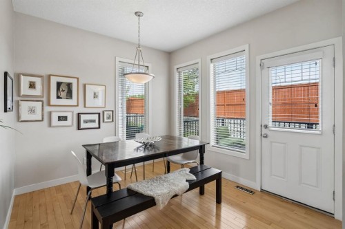 614-413 River Avenue, Cochrane, AB - Indoor Photo Showing Dining Room