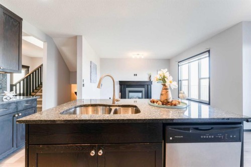 277 Panora Way Nw, Calgary, AB - Indoor Photo Showing Kitchen With Double Sink