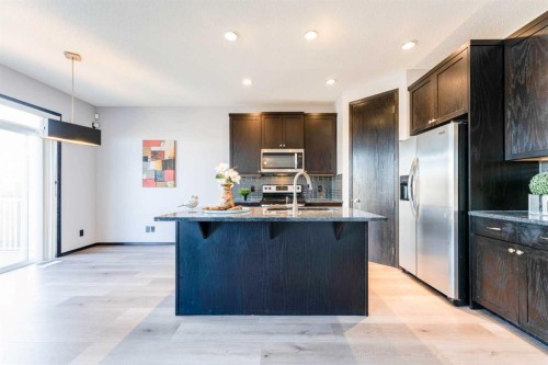 277 Panora Way Nw, Calgary, AB - Indoor Photo Showing Kitchen With Stainless Steel Kitchen