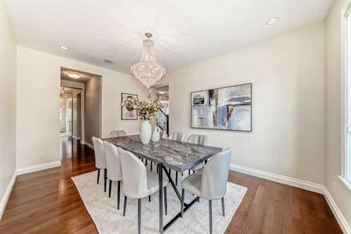60 Hong Kong Road Sw, Calgary, AB - Indoor Photo Showing Dining Room