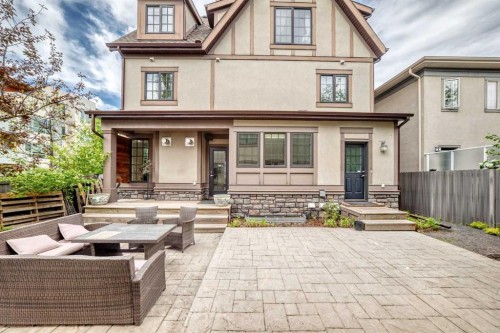 60 Hong Kong Road Sw, Calgary, AB - Outdoor With Deck Patio Veranda With Facade