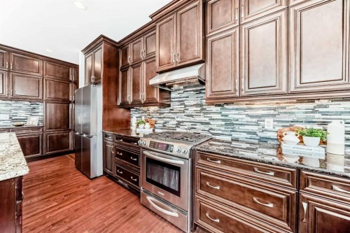 60 Hong Kong Road Sw, Calgary, AB - Indoor Photo Showing Kitchen With Upgraded Kitchen