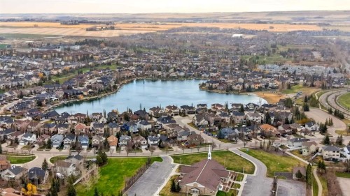 103 Thorson Crescent, Okotoks, AB - Outdoor With Body Of Water With View
