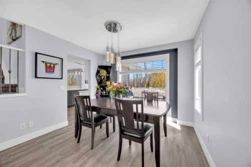 147 Hawkmere View, Chestermere, AB - Indoor Photo Showing Dining Room