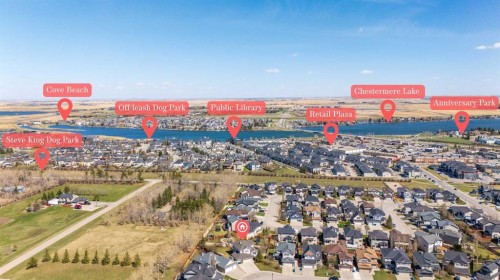 147 Hawkmere View, Chestermere, AB - Outdoor With View
