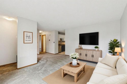 145 Alpine Crescent Se, Airdrie, AB - Indoor Photo Showing Living Room