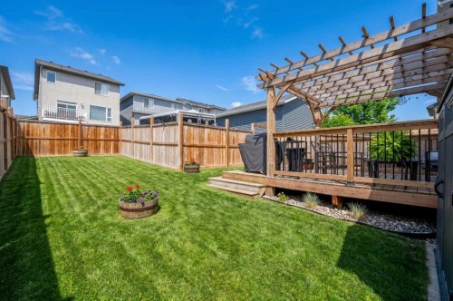 39 Heritage Boulevard, Cochrane, AB - Outdoor With Deck Patio Veranda