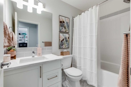 302-260 Rowley Way Nw, Calgary, AB - Indoor Photo Showing Bathroom