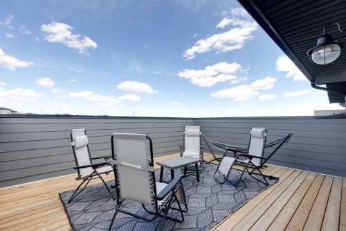 302-260 Rowley Way Nw, Calgary, AB - Outdoor With Deck Patio Veranda