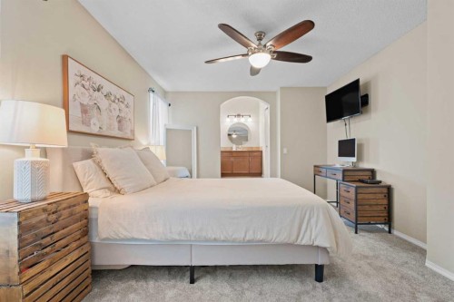 31 Brightondale Close Se, Calgary, AB - Indoor Photo Showing Bedroom