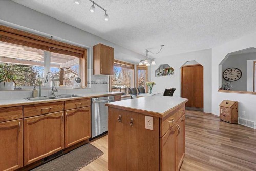 450 Douglas Glen Boulevard Se, Calgary, AB - Indoor Photo Showing Kitchen With Double Sink