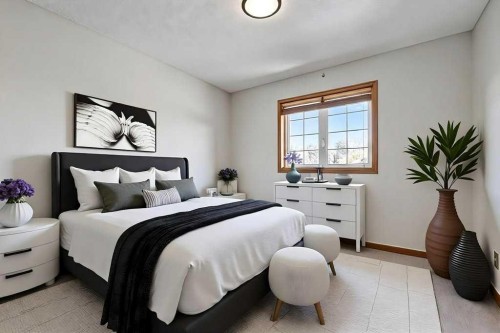 450 Douglas Glen Boulevard Se, Calgary, AB - Indoor Photo Showing Bedroom