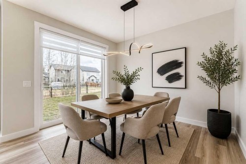 55 Silver Spruce Grove Sw, Calgary, AB - Indoor Photo Showing Dining Room