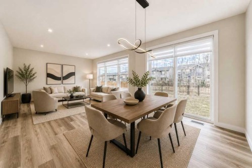 55 Silver Spruce Grove Sw, Calgary, AB - Indoor Photo Showing Dining Room