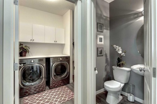 143 Cougarstone Court Sw, Calgary, AB - Indoor Photo Showing Laundry Room